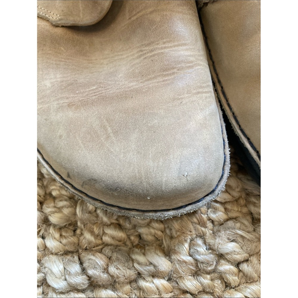 Birkenstock Womens Tan Leather Footprint Oxfords Size 38 Wide Toe Lace Up Shoes - Picture 4 of 12